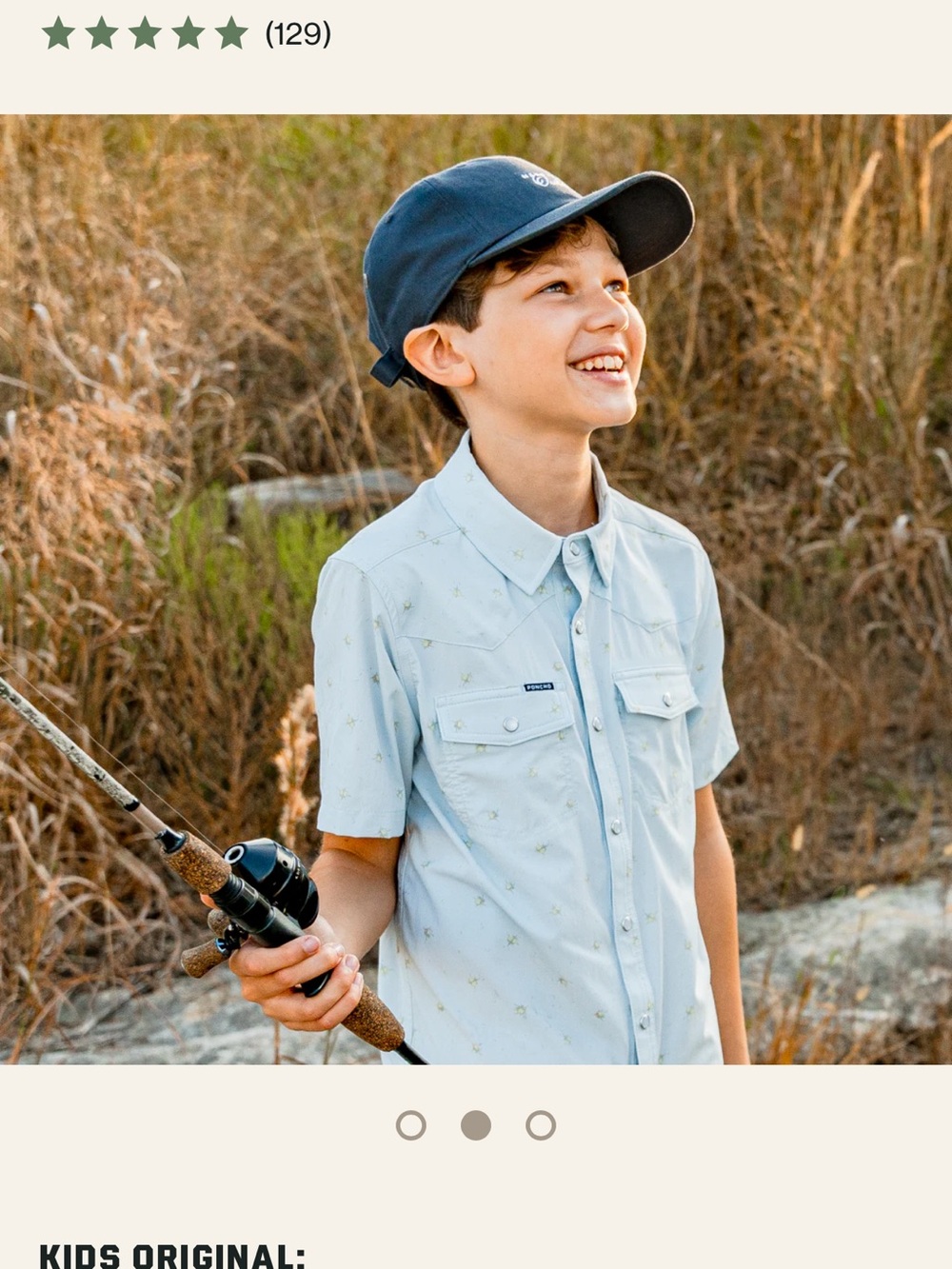 Poncho shirt- youth. The San Carlos